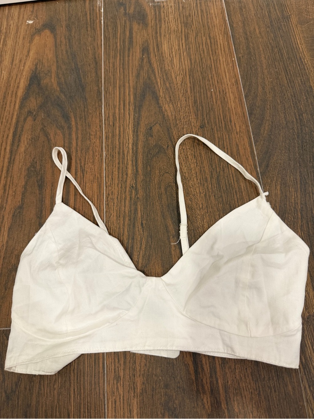 Princess Polly Cream Bralette with Adjustable Straps